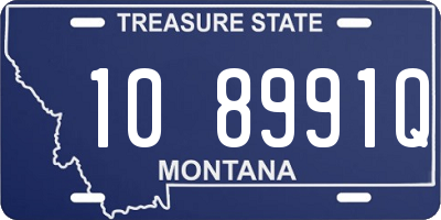 MT license plate 108991Q