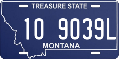 MT license plate 109039L