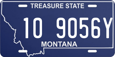 MT license plate 109056Y