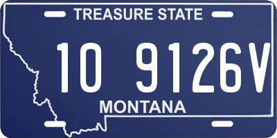 MT license plate 109126V