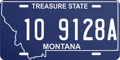 MT license plate 109128A
