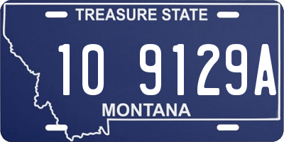 MT license plate 109129A