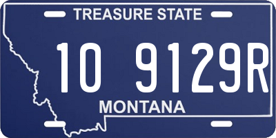 MT license plate 109129R