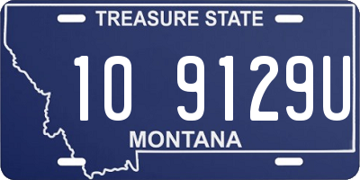 MT license plate 109129U