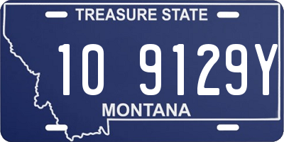 MT license plate 109129Y