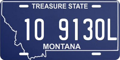 MT license plate 109130L