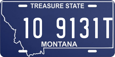 MT license plate 109131T