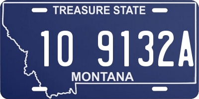 MT license plate 109132A