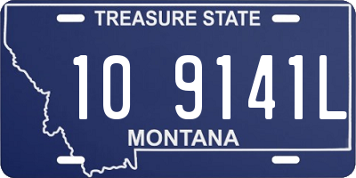 MT license plate 109141L