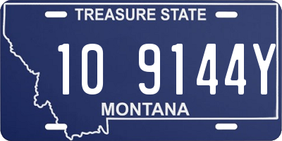 MT license plate 109144Y