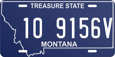 MT license plate 109156V