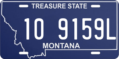 MT license plate 109159L