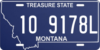 MT license plate 109178L