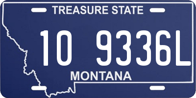 MT license plate 109336L