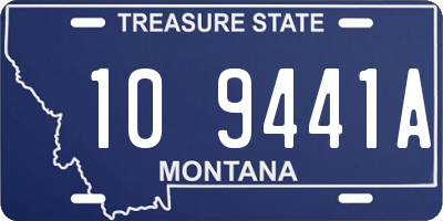 MT license plate 109441A