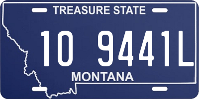 MT license plate 109441L