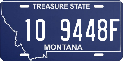 MT license plate 109448F