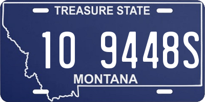 MT license plate 109448S