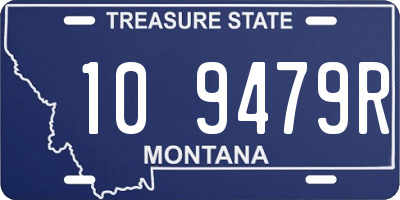 MT license plate 109479R