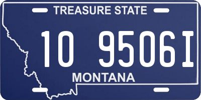 MT license plate 109506I