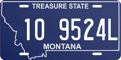 MT license plate 109524L