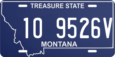 MT license plate 109526V