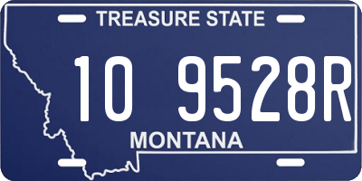 MT license plate 109528R