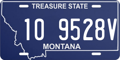 MT license plate 109528V