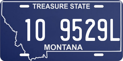 MT license plate 109529L