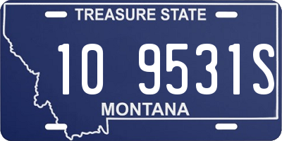 MT license plate 109531S