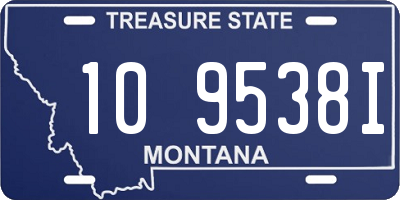 MT license plate 109538I