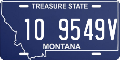 MT license plate 109549V