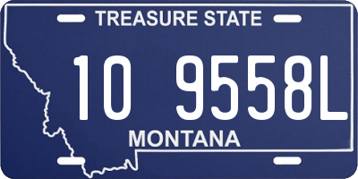 MT license plate 109558L