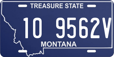 MT license plate 109562V