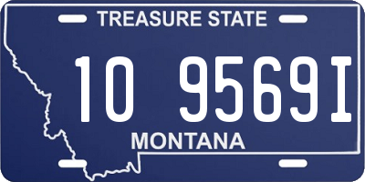 MT license plate 109569I