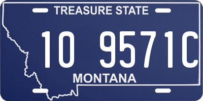 MT license plate 109571C