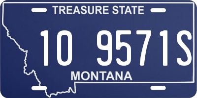 MT license plate 109571S