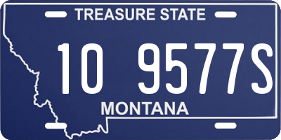 MT license plate 109577S