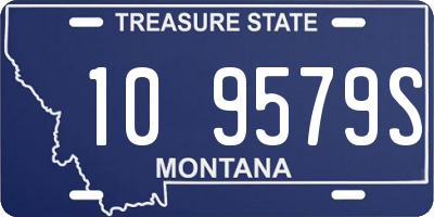 MT license plate 109579S