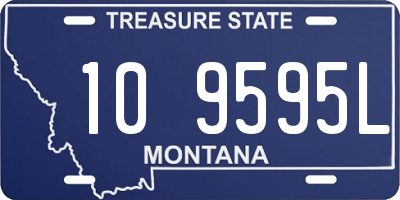 MT license plate 109595L