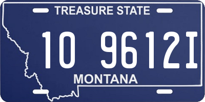 MT license plate 109612I