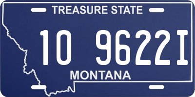 MT license plate 109622I