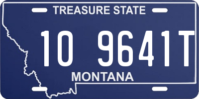 MT license plate 109641T