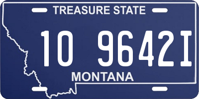 MT license plate 109642I