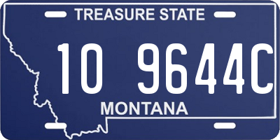 MT license plate 109644C