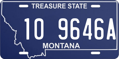 MT license plate 109646A