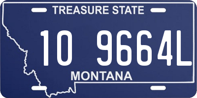 MT license plate 109664L