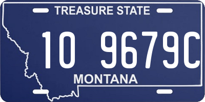 MT license plate 109679C