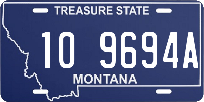 MT license plate 109694A