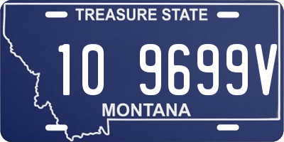 MT license plate 109699V